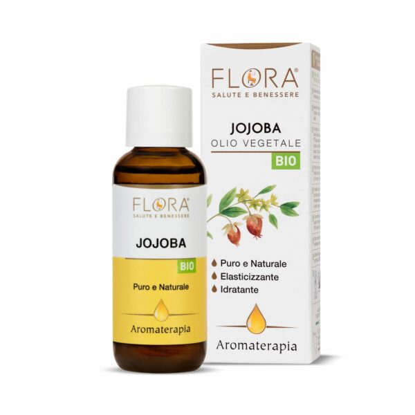 Huile de Jojoba pour visage, corps et cheveux Flora Bio Shop
