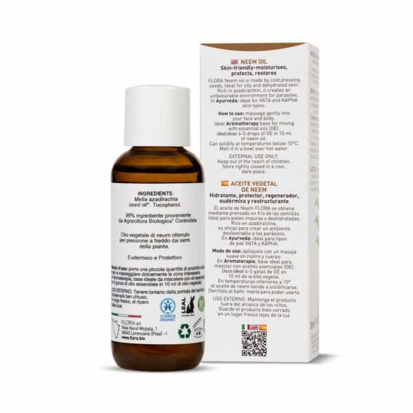 Huile Végétale de Neem 50 ml BIO-COSMOS – Image 2